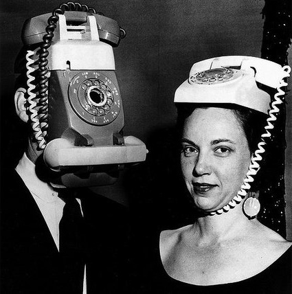  Fashioned Pictures  Funny Captions on Caption Contest  Two People With Phones On Head    Buffet O  Blog